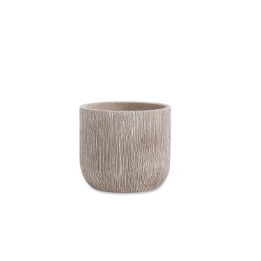 Imagem de Cachepot Decorativo em Cimento Cinza 12cm 12384M Mart