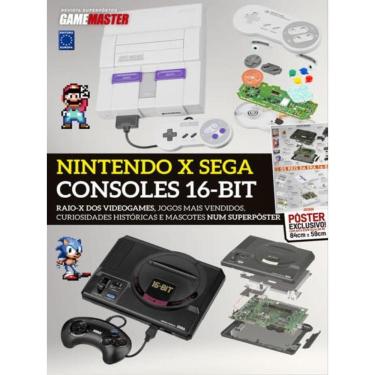 Imagem de Superpôster Game Master - Nintendo X Sega - Consoles 16-Bit