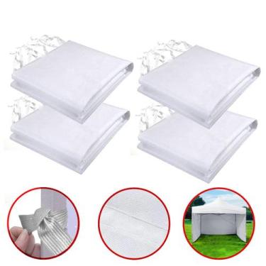 Imagem de 4 Laterais de Fechamento Removível Para Tenda Gazebo 3x3 - BRN COMMERC