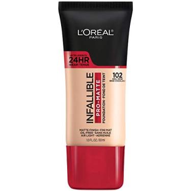 Imagem de Base líquida infalível L'Oreal Paris Pro-Matte, tom 102 Bege Concha, 1 fl Austrália