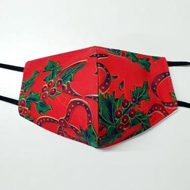 Imagem de Máscara facial de tecido extravagante vermelho visco 1 cada por Giftscircle (pacote com 4)