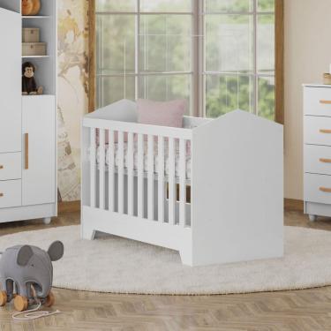 Imagem de Berço Mini Cama 100% Mdf Duda Quarto de Bebê