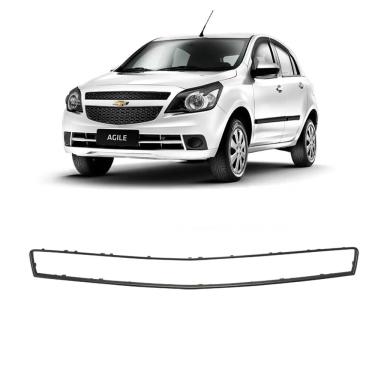 Imagem de Friso Grade Radiador Superior Preta Loma Plast Agile 2009 A 2013