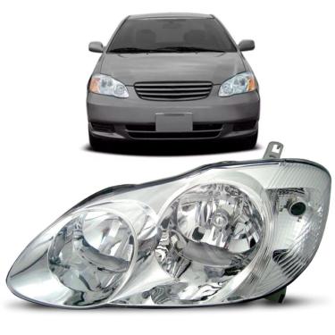 Imagem de Farol Corolla Fielder 2005 2006 2007 2008 Serv 2003 2004