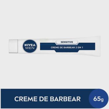 Imagem de Creme de Barbear 2 em 1 nivea Men 65g Sensitive