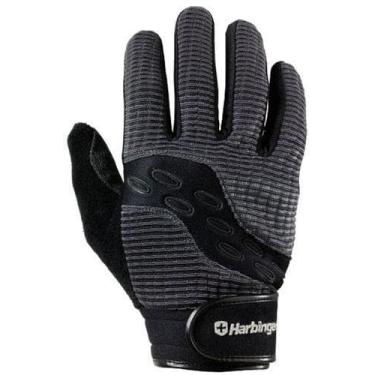 Imagem de Harbinger Adventure Series Stroke P.S. Luva esportiva de remo de dedo completo (grande, carvão)
