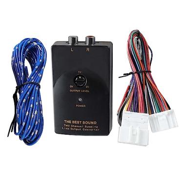 Imagem de NuIth Adicione uma interface de adaptador de amplificador AMP para Nissan selecionado 2007-2019, Infiniti G37 2008-2013, Subaru 2008-2015 para sistema de rádio automotivo OEM 2 canais RCA conversor de