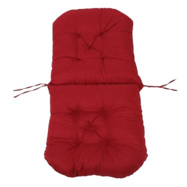 Imagem de Almofada de Cadeira de Balanço Com Tufos Grossos Com Gravatas, água, Almofada de Assento à Prova de Sol, Design de Costas e Quadril de Apoio, Poliéster Respirável e Material de