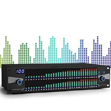 Imagem de Equalizador estéreo digital de 31 bandas, equalizador profissional de canal duplo, controlador de som de processador de áudio, 10 resultados predefinidos, para palco KTV