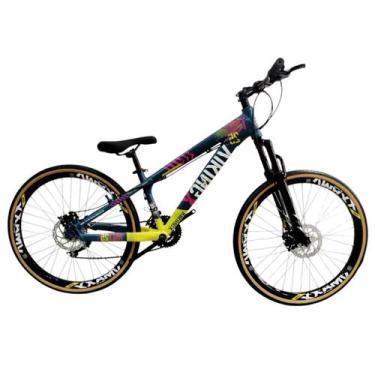 Imagem de Bicicleta Aro 26 Vikingx Tuff 25 Aluminio 24 Velocidades Pneu Slk fino