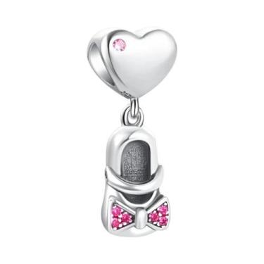 Imagem de Charme de Sapatos e Saia em Prata 925 - Pulseira Pandora DIY para Senh