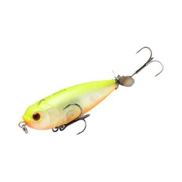 Imagem de Isca de Pesca Flutuante 8.8g 55mm - Hélice Popper com Rotação de Cauda