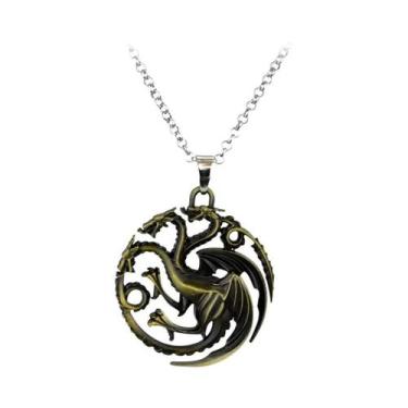 Imagem de Chaveiro Dragão Targaryen - Presente para Fãs de Game of Thrones, N184