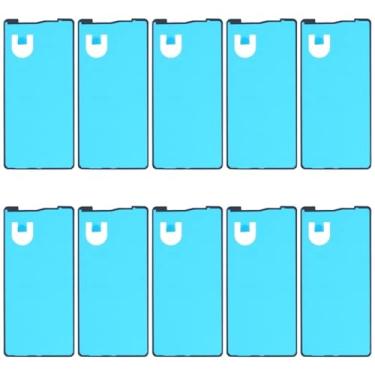 Imagem de Peças de substituição de telefone celular 10 PCS adesivo de alojamento frontal original para Sony XZ2 Compact Acessórios telefônicos
