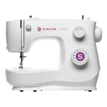 Imagem de Máquina De Costura Singer M2505 Portátil Reta 10 Pontos 220v Branco, B