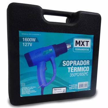 Imagem de Soprador Térmico Pistola Ar Quente 110V 1600W + Maleta Mxt