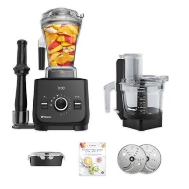 Imagem de Vitamix Sistema de cozinha Ascent X2 SmartPrep com acessório para processador de alimentos, recipiente de 1,4 l com autodeteto, preto escuro