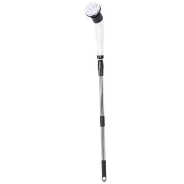 Imagem de Pincel de Limpeza Sem Fio de Chuveiro Elétrico Com Configurações de 3 Velocidades de Escova Substituível, Maçaneta Longa ângulo Ajustável Ipx7 para o Banheiro Cozinha Piso Carro