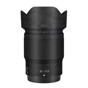 Imagem de Skin Lens Camera Skin Wrap Vinil Protetor Adesivo Acessórios de Fotografia para Nikon Z 35mm F1.8S (Mamba Preto)