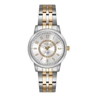 Imagem de Relógio Seculus Feminino Ref: 44289lpsvba2 Casual Aço Bicolor