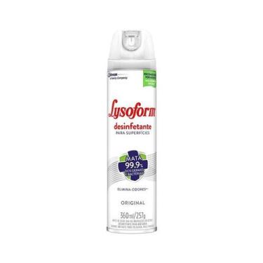Imagem de Desinfetante Bactericida Aerossol Original 360ml Lysoform, U