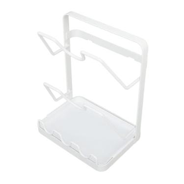 Imagem de Eujgoov Pote de Tampa de Maconha Instalação Fácil CARBOLA AÇO POT RACT para Organizar o Material da Cozinha (2 Nível)