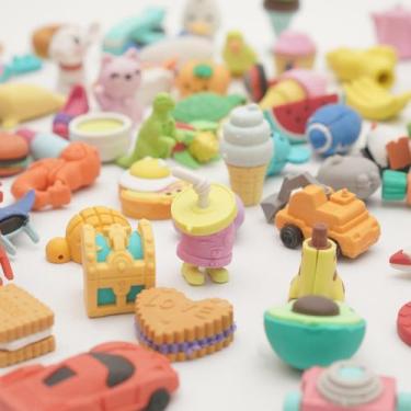 Imagem de Mini lápis Erasers Kids Animal 3D Puzzle, 100 unidades, conjunto a gra