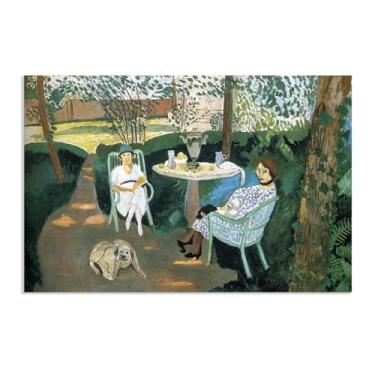 Imagem de Henri Matisse "Chá 1919" Arte em tela pintura a óleo pôster imagem decoração de parede pano de fundo decoração de sala de estar 45 x 30 cm (18 x 12 pol) sem moldura