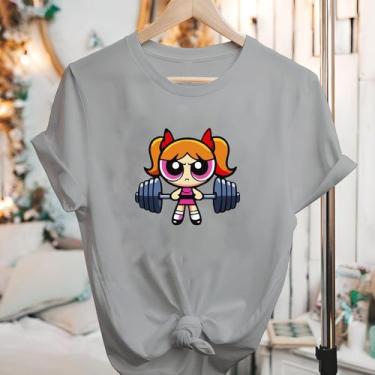 Imagem de Camisetas Meninas Super Poderosas Manga Curta Blusão - Eletron Fashion