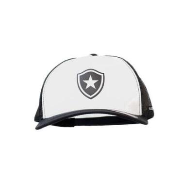 Imagem de Boné Supercap Botafogo Trucker Silk Frontal Escudo Microsatim-Unissex