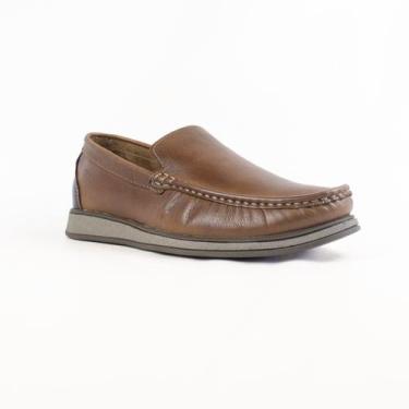 Imagem de Sapato Mocassim Sapatilha Masculino Democrata Couro Legitimo 252301, 4