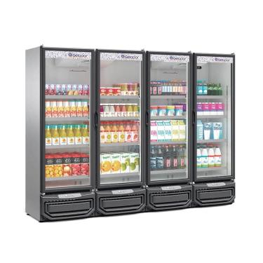 Imagem de Refrigerador Expositor Vertical 1950 Litros Inox 127V Gelopar GCVR-1950 TI
