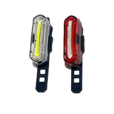 Imagem de Pisca Farol Bike Dianteiro Traseiro Absolute Jy6055 Usb