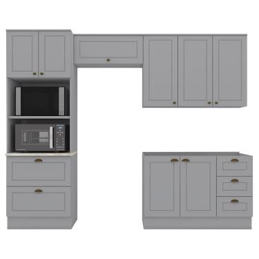 Imagem de Cozinha Modulada 4 Pecas 272 Cm Ce373 Americana Henn