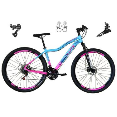 Imagem de Bicicleta Aro 29 Absolute Hera Feminina 24v Shimano Freio Hidráulico Suspensão MTB Alumínio-Feminino