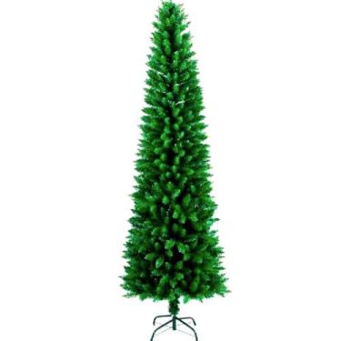 Imagem de Arvore de Natal 2,10 M 750 Galhos Slim Luxo Verde Premium - Bela Flor,
