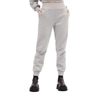 Imagem de Calça Moletom Sommer Jogger Cinza Tam. P-Feminino