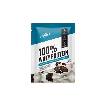 Imagem de Whey Protein 100% Sabor Cookies 40g Sachê 1 Unidade Shark-Unissex