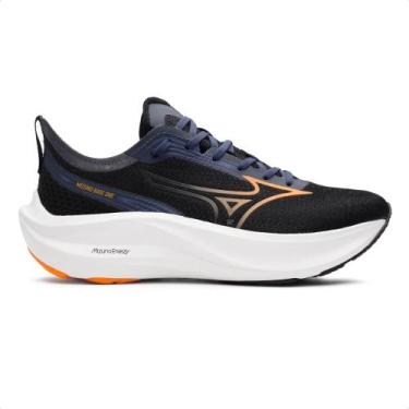 Imagem de Tênis Mizuno Base One Masculino, 40, Preto, Marinho