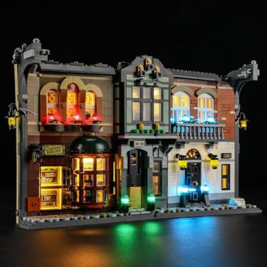 Imagem de GEAMENT LED Light Kit Compatible with Lego Sherlock Holmes: Book Nook Building Blocks Model - Lighting Set for Icons 10351 (Model Set Not Included)