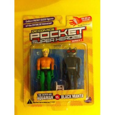 Imagem de DC Direct Silver Age Aquaman and Black Manta DC Comics Pocket Super Heroes Collection