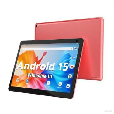 Imagem de Tablet Coopers 10”, Android 14, 32 GB ROM 1 TB, processador Quad Core, bateria de 6.000 mAh, tela sensível ao toque IPS 1280 x 800, câmera dupla HD de 2 MP + 8 MP, PC, Bluetooth, Wi-Fi