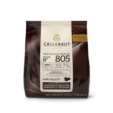 Imagem de Chocolate Callebaut Amargo 805-BR-D94 Gotas 400 g Rizzo Confeitaria