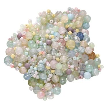 Imagem de FashionCha Kit para Fazer Miçangas para Joias, Colares, Pulseiras, Miçangas de Vidro Mistas, 30g, Macarons