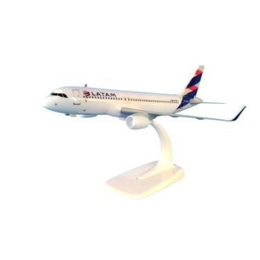 Imagem de Miniatura Metal Diecast Avião Modelo Airbus A320 Companhia Latam - Escala 1/250 (20cm)