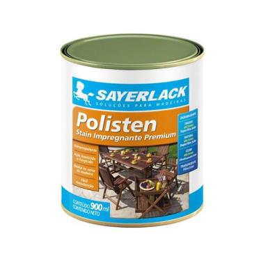 Imagem de Polisten Verniz Stain Premium Mogno Ingles Sayerlack 900ml