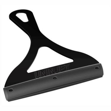 Imagem de Rodinho De Pia Uninjet Preto/Branco Limpeza Rápida Prática Resistente 