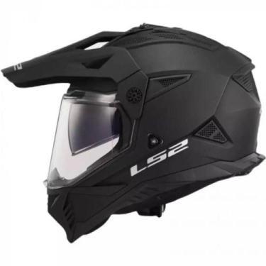 Imagem de Capacete LS2 MX702 Pioneer II Monocolor, Preto Fosco, 56