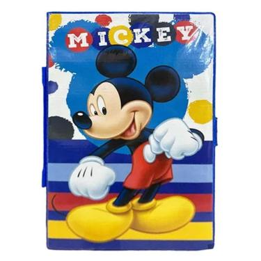 Imagem de Estojo Maleta De Pintura Infantil Mickey 86 Peças Azul - Tend Tudo