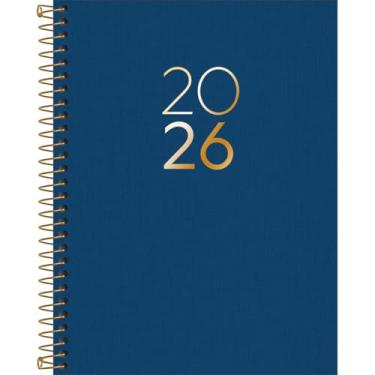 Imagem de Tilibra - Agenda Executiva Espiral Diária 17,7 x 24 cm Lume 2026 - Azul
